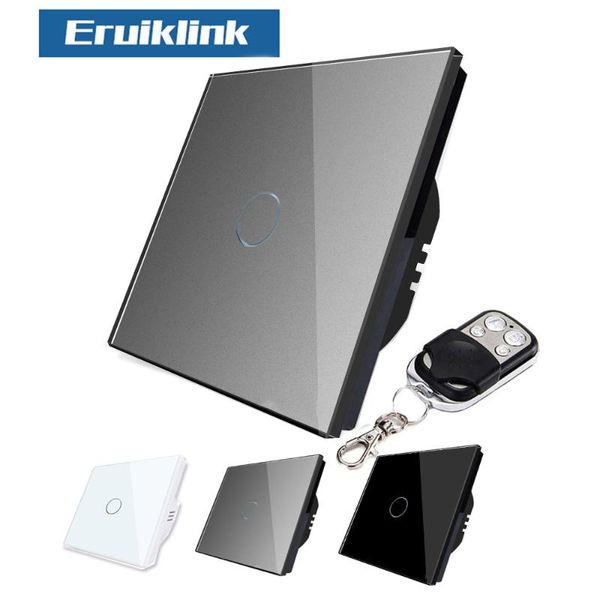 smart home control eruiklink luxury wall touch sensor switch eu/uk standard light crystal glass switch,remote 1/2/3 gang 1 way 
smart home control eruiklink luxury wall touch sensor switch eu/uk standard light crystal glass switch,remote 1/2/3 gang 1 way