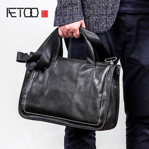briefcases aetoo leather handbag men's soft diagonal bag casual first layer shoulder briefcase
briefcases aetoo leather handbag men's soft diagonal bag casual first layer shoulder briefcase