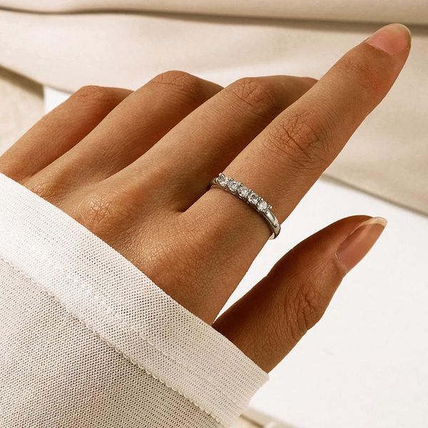 wedding rings charming crystal zircon joint for women simple silver color metal alloy finger jewelry gift 18372, Slivery;golden
wedding rings charming crystal zircon joint for women simple silver color metal alloy finger jewelry gift 18372, Slivery;golden