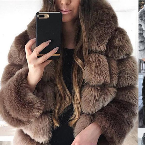 fluffy faux fur coat women winter jacket fashion thick warm overcoat faux fox fur coats female fur jacket casual party overcoat, Black
fluffy faux fur coat women winter jacket fashion thick warm overcoat faux fox fur coats female fur jacket casual party overcoat, Black
