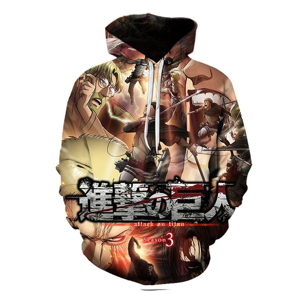 Attack On Titan High Taste Men's 3D Printed Hoodie Visual Impact Party Top Punk Gothic Round Neck High Quality Sweatshirt Hoodie, Black
Attack On Titan High Taste Men's 3D Printed Hoodie Visual Impact Party Top Punk Gothic Round Neck High Quality Sweatshirt Hoodie, Black