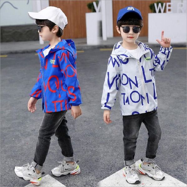 spring 4-15y boys coat windbreaker 2021 new childrens outerwear hooded printed letters jacket for kids trench clothes, Blue;gray
spring 4-15y boys coat windbreaker 2021 new childrens outerwear hooded printed letters jacket for kids trench clothes, Blue;gray
