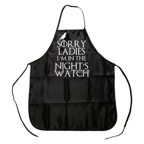 aprons sorry ladies i'm in the night's watch crow apron bbq cleaning cooking baking kitchen party fans gift
aprons sorry ladies i'm in the night's watch crow apron bbq cleaning cooking baking kitchen party fans gift