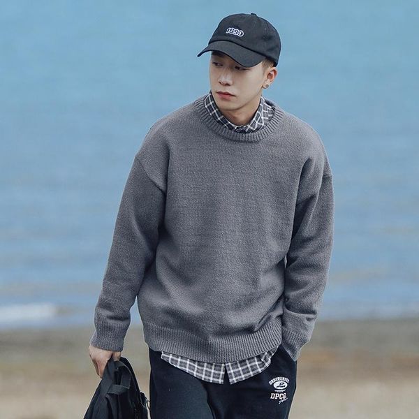 men's sweaters white/black/gray o-neck sweater men warm fashion casual knitted pullover korean loose long-sleeved mens jumper -2xl
men's sweaters white/black/gray o-neck sweater men warm fashion casual knitted pullover korean loose long-sleeved mens jumper -2xl