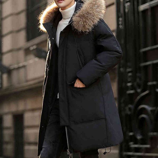 et winter parka fur collar windbreaker down thick black coat male casual autumn warm windpoof ets mens, Black;white
et winter parka fur collar windbreaker down thick black coat male casual autumn warm windpoof ets mens, Black;white