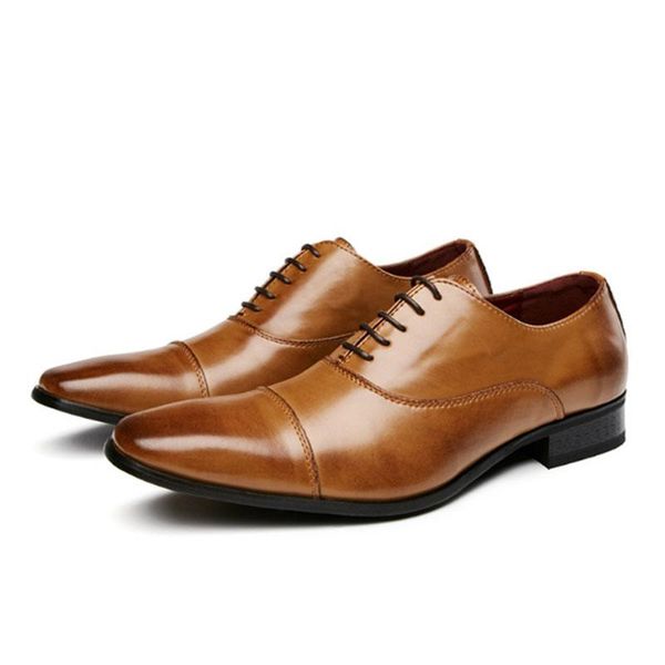 dress shoes men's business leather three-joint formal casual breathable office, Black
dress shoes men's business leather three-joint formal casual breathable office, Black