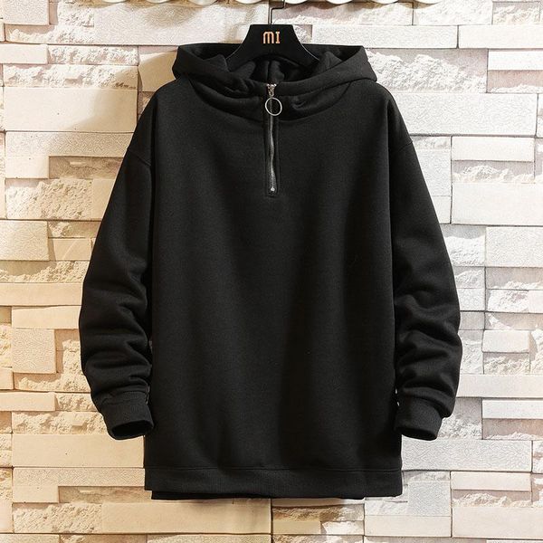men's hoodies & sweatshirts black hoodie solid color young boy oversize autumn winter casual pullover half zipper hoody 2022 fashion ma
men's hoodies & sweatshirts black hoodie solid color young boy oversize autumn winter casual pullover half zipper hoody 2022 fashion ma