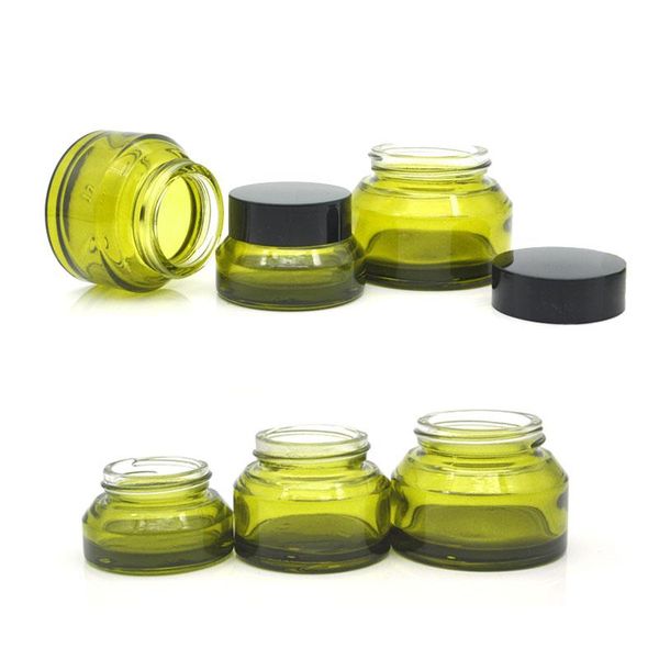 5pcs 15g/30g/50g empty green glass refillable bottles makeup jar pot travel face cream lotion vials amber cosmetic containers
5pcs 15g/30g/50g empty green glass refillable bottles makeup jar pot travel face cream lotion vials amber cosmetic containers