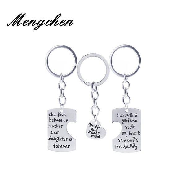 3Pcs/Set Dad Daughter Mother Pendant Keychain Family Mother's Day Father's Day Keyring Gifts For Father Men Jewelry Keychain Key, Silver
3Pcs/Set Dad Daughter Mother Pendant Keychain Family Mother's Day Father's Day Keyring Gifts For Father Men Jewelry Keychain Key, Silver