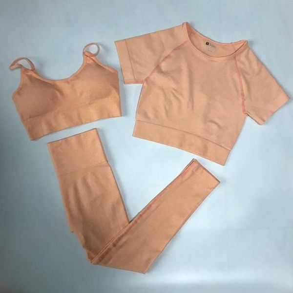 3 pieces seamless yoga set women sport set short sleeve crop + fitness sport bra +sports wear gym leggings workout clothing, White;red
3 pieces seamless yoga set women sport set short sleeve crop + fitness sport bra +sports wear gym leggings workout clothing, White;red