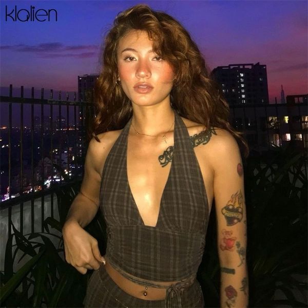 klalien fashion casual street v neck slim drawstring plaid vest women 2021 spring summer new basic wild was thin female tank 210308, Black
klalien fashion casual street v neck slim drawstring plaid vest women 2021 spring summer new basic wild was thin female tank 210308, Black