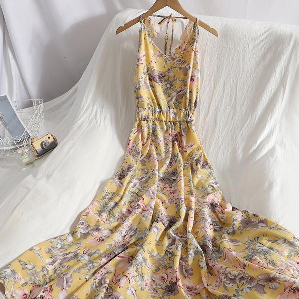 casual dresses aibeautyer summer slim floral print lady dress a line v neck sleeveless chiffon pullover mid-calf women, Black;gray
casual dresses aibeautyer summer slim floral print lady dress a line v neck sleeveless chiffon pullover mid-calf women, Black;gray