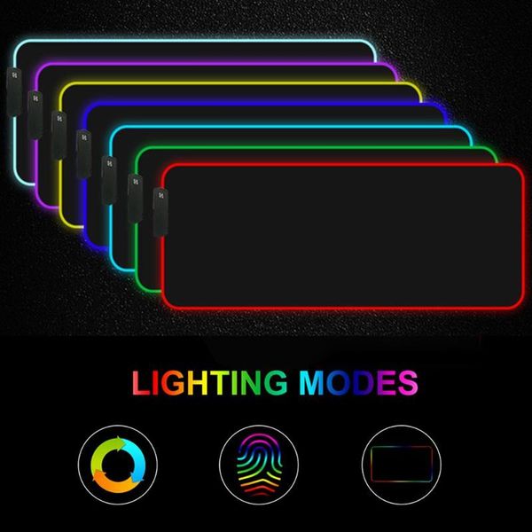 mouse pads & wrist rests led luminous colorful rgb lights anti-slip gaming pad mat for computers
mouse pads & wrist rests led luminous colorful rgb lights anti-slip gaming pad mat for computers