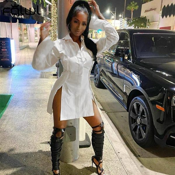 casual dresses fqlwl streetwear white shirt short dress women oversized black mini female fall 2021 long sleeve ladies split, Black;gray
casual dresses fqlwl streetwear white shirt short dress women oversized black mini female fall 2021 long sleeve ladies split, Black;gray