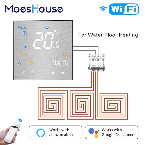 smart home control wifi thermostat programmable temperature controller for water heating life tuya app works with alexa google home.
smart home control wifi thermostat programmable temperature controller for water heating life tuya app works with alexa google home.