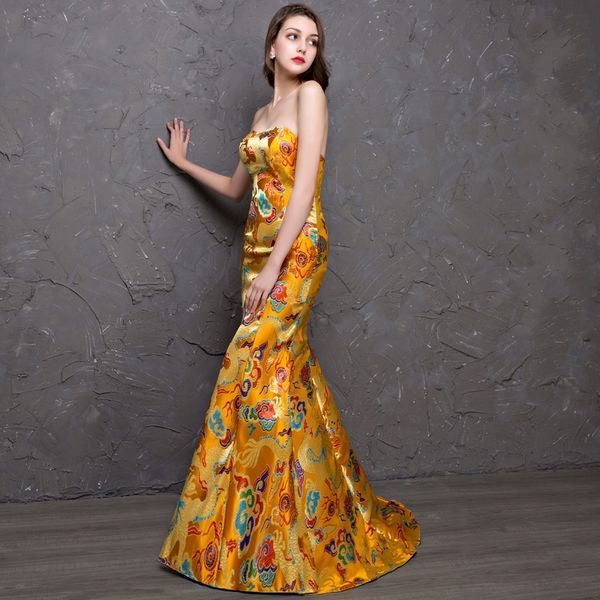 2021 new gorgeous style mermaid strpless long evening es gold/red prom party gowns print pattern vestido de festa 95i6, Black;red
2021 new gorgeous style mermaid strpless long evening es gold/red prom party gowns print pattern vestido de festa 95i6, Black;red