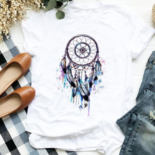 women lady feather watercolor beach holiday cute 90s floral print t tee womens tshirt female shirt clothes graphic t-shirt, White
women lady feather watercolor beach holiday cute 90s floral print t tee womens tshirt female shirt clothes graphic t-shirt, White