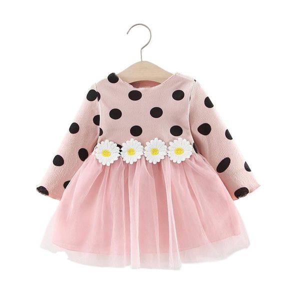 girl's dresses spring infant baby girls long sleeve polka dot daisy flower cotton dress clothing, Red;yellow
girl's dresses spring infant baby girls long sleeve polka dot daisy flower cotton dress clothing, Red;yellow