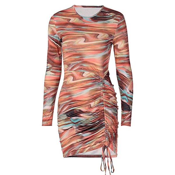 casual dresses women camouflage print dress fashion autumn winter long sleeve round neck ruched one-piece with drawstring, Black;gray
casual dresses women camouflage print dress fashion autumn winter long sleeve round neck ruched one-piece with drawstring, Black;gray
