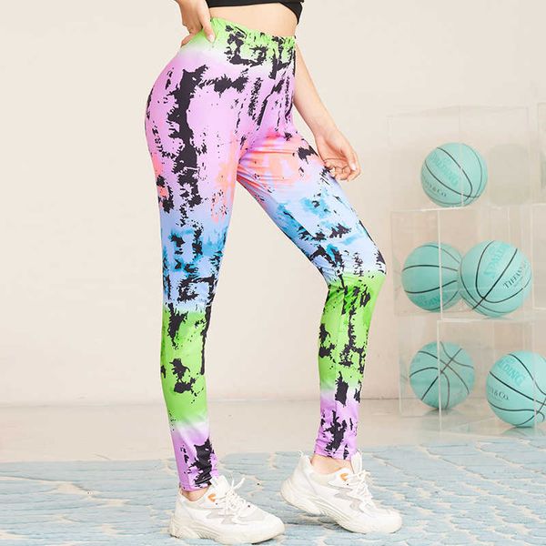women's leggings summer fashion casual sports slimming digital printing high-elastic knitted yoga fitness vo75, Black
women's leggings summer fashion casual sports slimming digital printing high-elastic knitted yoga fitness vo75, Black