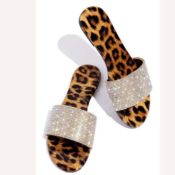 slippers 2021 women's sandals summer women rhinestone leopard shoes open toe ladies fashion comfortable elegant platform, Black
slippers 2021 women's sandals summer women rhinestone leopard shoes open toe ladies fashion comfortable elegant platform, Black