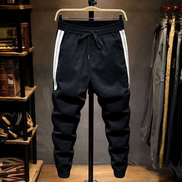 autumn and winter elastic waist lace up casual loose leg long pants fashion brand youth sports versatile handsome, Black
autumn and winter elastic waist lace up casual loose leg long pants fashion brand youth sports versatile handsome, Black