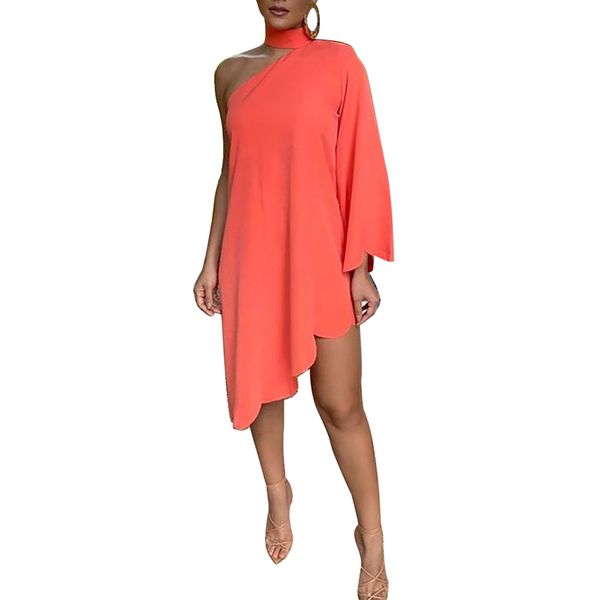 one-shoulder long sleeve party dress spring vintage halter loose irregular dress elegant women print ruffle dresses vestido, Black;gray
one-shoulder long sleeve party dress spring vintage halter loose irregular dress elegant women print ruffle dresses vestido, Black;gray