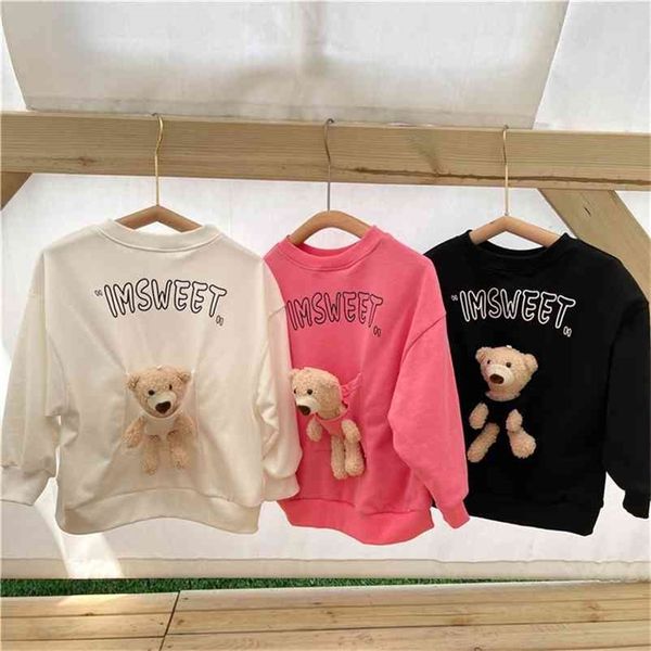 spring arrival girls long sleeve cartoon bear t shirt kids letter clothes 210528, Blue
spring arrival girls long sleeve cartoon bear t shirt kids letter clothes 210528, Blue