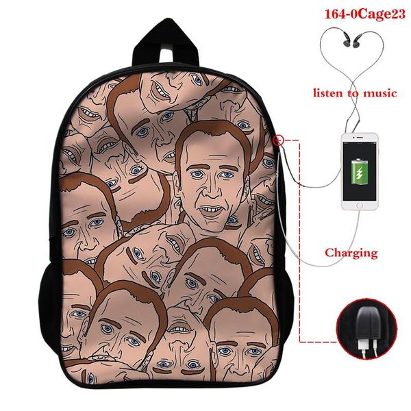 nicolas cage 3d print kids student school bags bookbag nicolas cage face shoulder travel lapbags men mochila
nicolas cage 3d print kids student school bags bookbag nicolas cage face shoulder travel lapbags men mochila