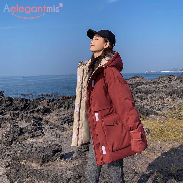 aelegantmis fashion oversize parkas women hooded long parka winter jackets thicken warm snow coats female casual outwear 210607, Black
aelegantmis fashion oversize parkas women hooded long parka winter jackets thicken warm snow coats female casual outwear 210607, Black