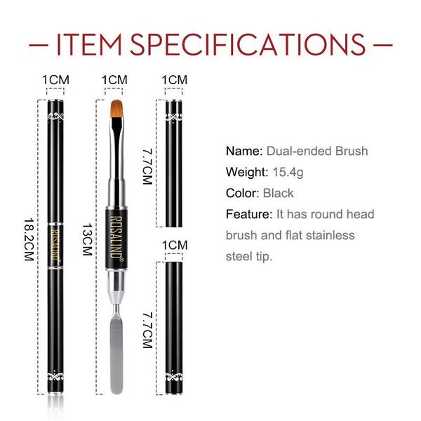 nail brushes 2 in 1nail art brush dual-ended extension pen diy poly potherapy tool easy use at home dl, Yellow
nail brushes 2 in 1nail art brush dual-ended extension pen diy poly potherapy tool easy use at home dl, Yellow