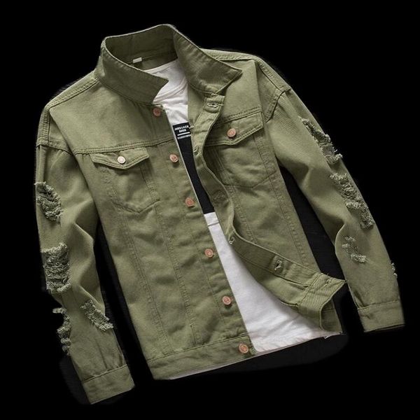 men's jackets casual slim denim jacket for men hip hop windbreaker streetwear ripped jeans bomber, Black;brown
men's jackets casual slim denim jacket for men hip hop windbreaker streetwear ripped jeans bomber, Black;brown