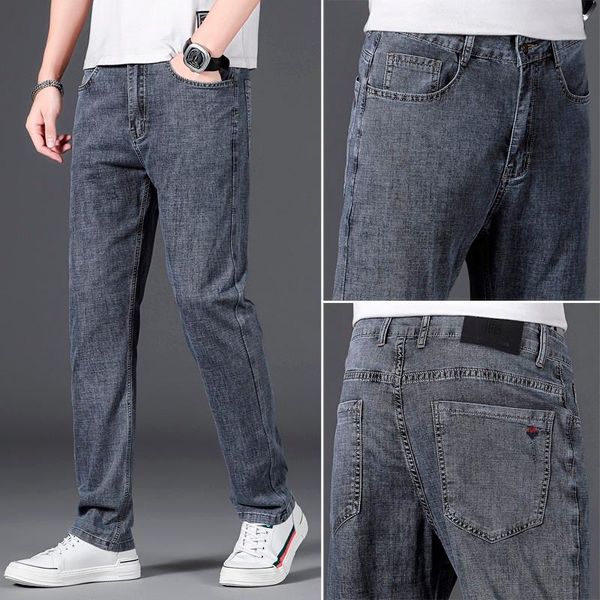 men's jeans 2021 high cottonfabric comfort trousers business casual brand pants classic style men's straight-leg stretch, Blue
men's jeans 2021 high cottonfabric comfort trousers business casual brand pants classic style men's straight-leg stretch, Blue