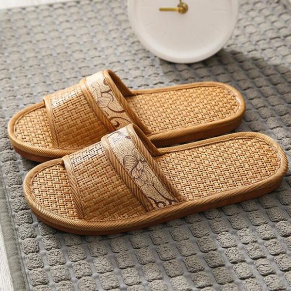 slippers women indoor home flax slides summer flat shoes female house floor breathable lovers bedroom qq351, Black
slippers women indoor home flax slides summer flat shoes female house floor breathable lovers bedroom qq351, Black