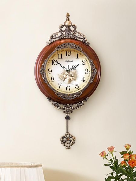 wall clocks large solid wood retro clock living room american european silent bedroom creative watch home relogio de parede gift
wall clocks large solid wood retro clock living room american european silent bedroom creative watch home relogio de parede gift