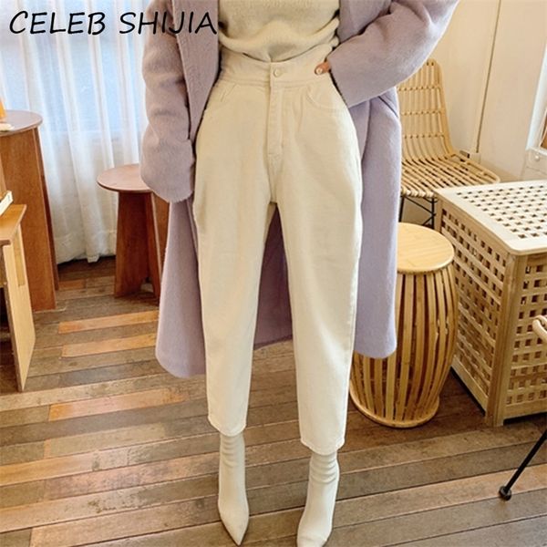 shijia women harem jeans pants fashion vintage high waist loose white denim jeans female streetwear buttons trousers autumn 210202, Blue
shijia women harem jeans pants fashion vintage high waist loose white denim jeans female streetwear buttons trousers autumn 210202, Blue
