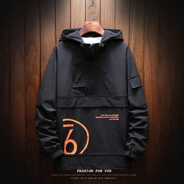 men's jackets hooded pullover jacket fashion tracksuit coat men hip hop streetwear casual overcoat, Black;brown
men's jackets hooded pullover jacket fashion tracksuit coat men hip hop streetwear casual overcoat, Black;brown