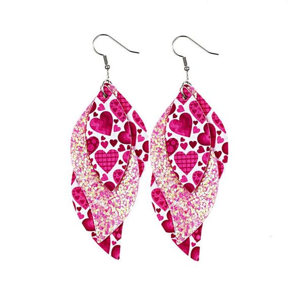 stud earrings heart s-shaped earrings trendy valentine's day printing earring multicolor leather classic gift, Silver
stud earrings heart s-shaped earrings trendy valentine's day printing earring multicolor leather classic gift, Silver