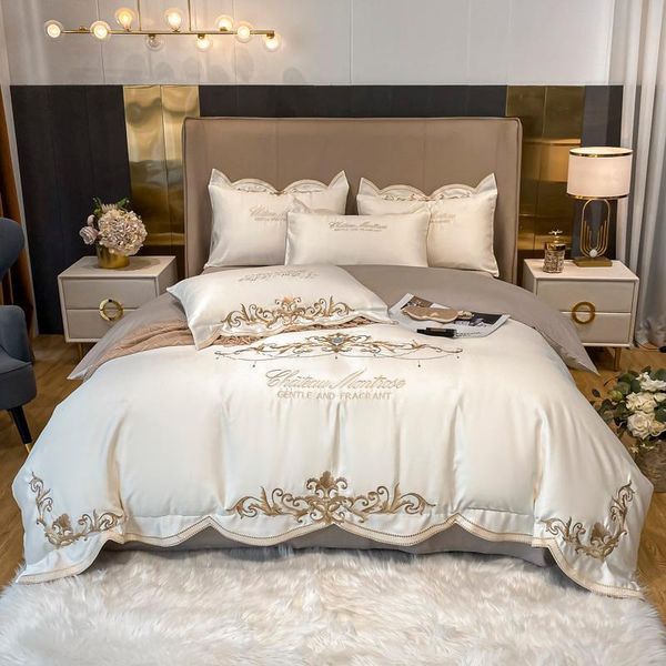 bedding sets golden embroidery luxury set satin silk cotton duvet cover quilt bed comforter fitted sheet pillowcases
bedding sets golden embroidery luxury set satin silk cotton duvet cover quilt bed comforter fitted sheet pillowcases