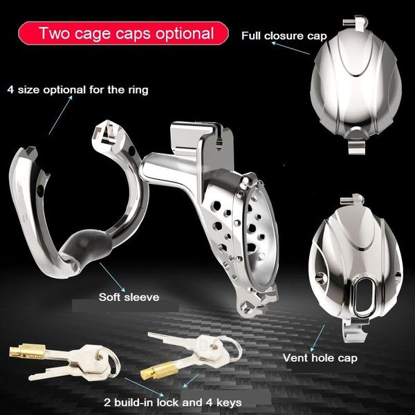 cockrings 2021 arrival openable ring quick disassemble cap flip design male metal cock cage stainless steel chastity device toy a6
cockrings 2021 arrival openable ring quick disassemble cap flip design male metal cock cage stainless steel chastity device toy a6
