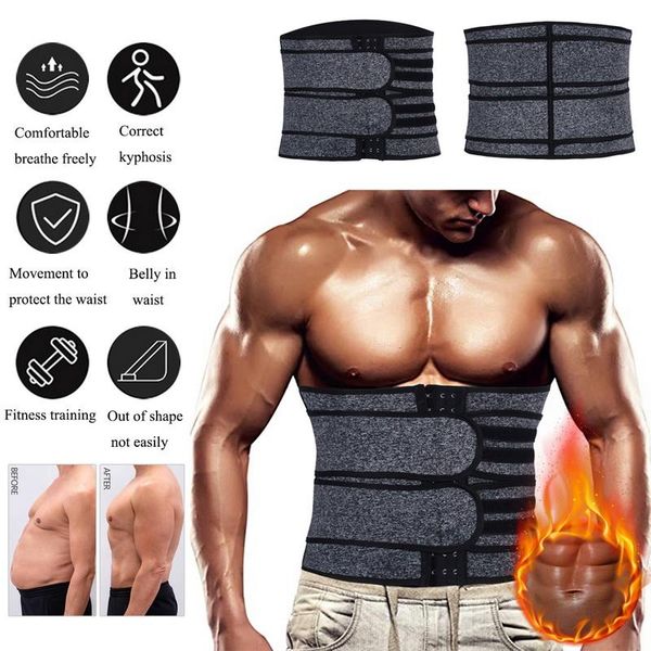 waist support weight loss sauna sweat girdle workout fat burner gym sports men trainer corsets fitness trimmer belt slimming body shaper, Black;gray
waist support weight loss sauna sweat girdle workout fat burner gym sports men trainer corsets fitness trimmer belt slimming body shaper, Black;gray
