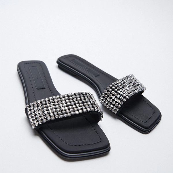 slippers fairy black women's slippers, low shoes with rhinestones for outdoor use, elegant, summer, , i45y
slippers fairy black women's slippers, low shoes with rhinestones for outdoor use, elegant, summer, , i45y