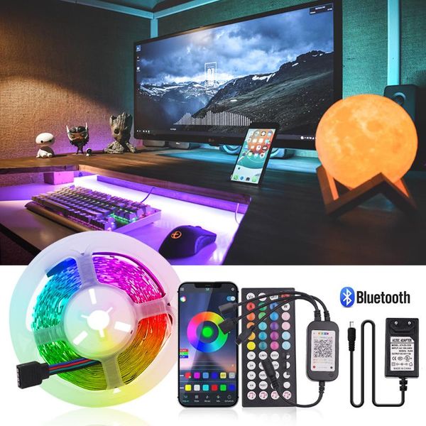 strips dc 12v bluetooth control rgb led strip with power supply 44key ir remote smd 2835 flexible tape ribbon light lamp
strips dc 12v bluetooth control rgb led strip with power supply 44key ir remote smd 2835 flexible tape ribbon light lamp