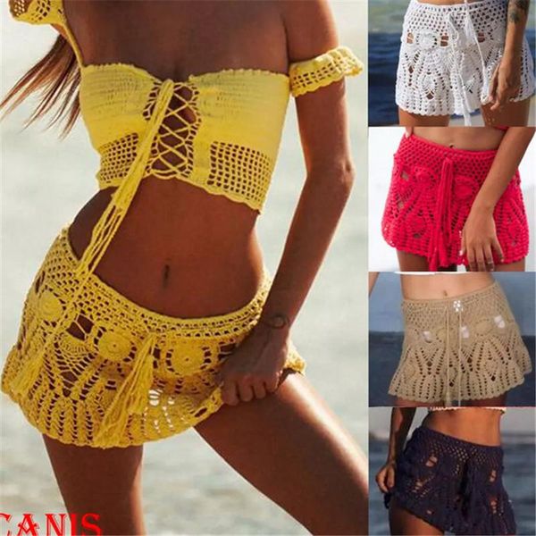 skirts women beach weave hand crochet skirt summer holiday knitted hollow sunscreen nets tunic pareo beachwear, Black
skirts women beach weave hand crochet skirt summer holiday knitted hollow sunscreen nets tunic pareo beachwear, Black