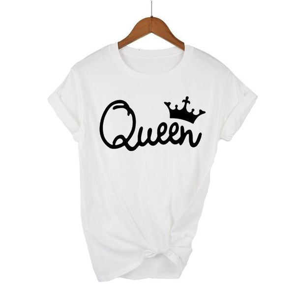 queen women's t-shirt 2021 crown print clothes graphic design t-shirt summer t-shirt retro lady girl top, White
queen women's t-shirt 2021 crown print clothes graphic design t-shirt summer t-shirt retro lady girl top, White