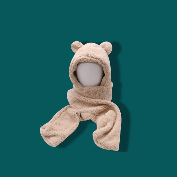 jinzhini jenny's same cute little b lamb cashmere scarf hooded integrated ear protection hat warm bib, Blue;gray
jinzhini jenny's same cute little b lamb cashmere scarf hooded integrated ear protection hat warm bib, Blue;gray