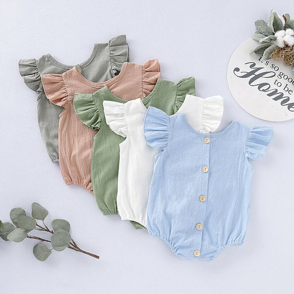 baby summer clothing infants baby girls boys bodysuits pure color ruffles fly short sleeve jumpsuit clothes playsuits, Blue
baby summer clothing infants baby girls boys bodysuits pure color ruffles fly short sleeve jumpsuit clothes playsuits, Blue
