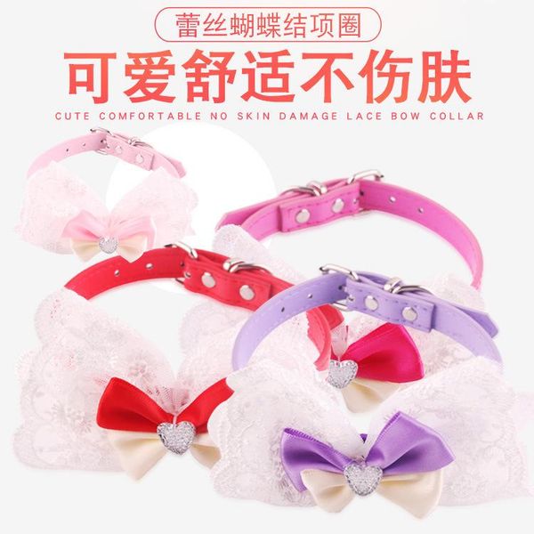 dog collars & leashes the pet lace diamond collar traction cat bowknot small and medium-sized supplies
dog collars & leashes the pet lace diamond collar traction cat bowknot small and medium-sized supplies