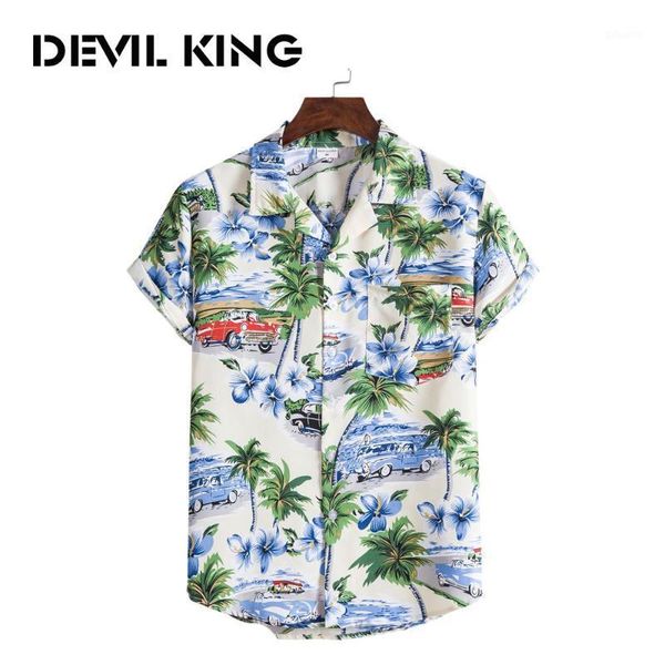 men's hawaiian style short-sleeved printed shirt #xh23 casual shirts, White;black
men's hawaiian style short-sleeved printed shirt #xh23 casual shirts, White;black