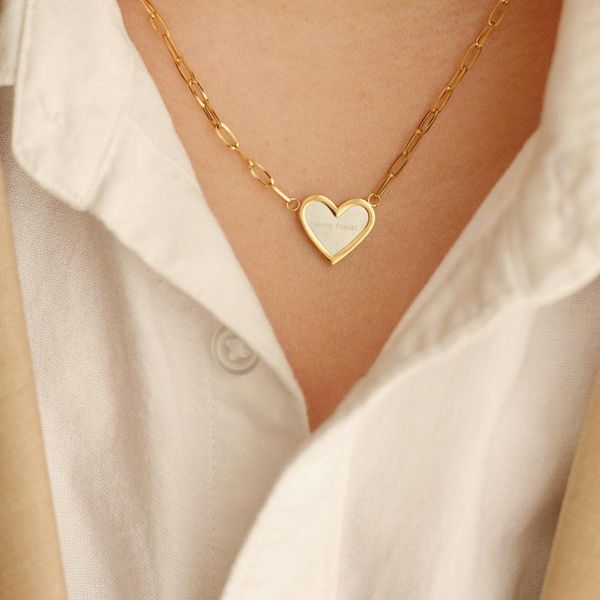 chains customize name for charm heart pendant chain necklace stainless steel gold plated personal gift, Silver
chains customize name for charm heart pendant chain necklace stainless steel gold plated personal gift, Silver